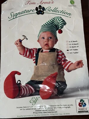 Костюм эльфа снятый с производства Tom Arma размер 3/4 унисекс для ребенка ясельного возраста  - Изображение 1 из 4