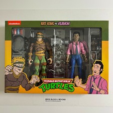 NECA Toys Teenage Mutant Ninja Turtles Rat King & Vernon 2 Pack Figures In-Packa