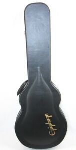 Epiphone Les Paul Electric Guitar Hardshell Black Hard Case  #R0447