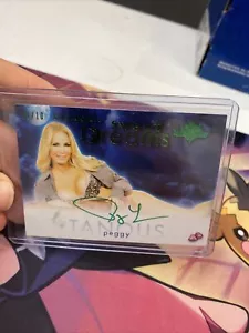 2016 Bench Warmer Dreamgirls Peggy Tanous Sweet Dreams Autograph Green #1/10 - Picture 1 of 3