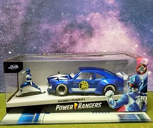 34389 JADA 1974 MAZDA RX-3 & BLUE RANGER FIGURE "POWER RANGERS" 1/24 DIECAST CAR - Picture 1 of 12