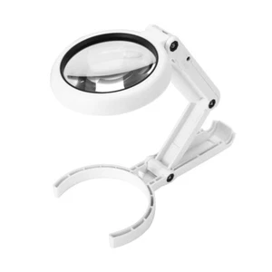 5X/11X Standing Magnifying Glass Hand-Held Magnifier Loupe With 8LED Lights Lens - Picture 1 of 10