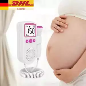 Doppler Fetalen Herzschlag Detektor Baby Pflege Die Gerät Hören Herz Schlagen - Bild 1 von 10