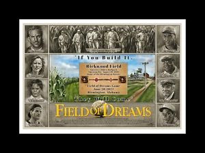 FIELD OF DREAMS GAME 2024 RICKWOOD FIELD MATTED PRINT OF MOVIE POSTER - Picture 1 of 1