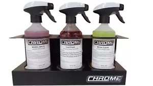Prodotti per la pulizia cromati nuovi con etichette MIX AND MATCH 3 con portabottiglie auto trattore - Foto 1 di 8