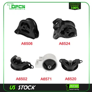 5PCS Motor Mount Fits Honda Civic 1.6L EX Coupe 1994 1995 A6571 AT MT ,Trans - Picture 1 of 21