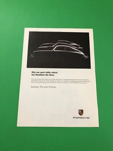 2001 2002 2003 PORSCHE CAYENNE TURBO VINTAGE ORIGINAL PRINT AD ADVERTISEMENT - Picture 1 of 1
