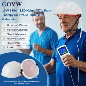 810nm Brain Photobiomodulation Helmet Stimulate Stroke & Depression Repair - Picture 1 of 11