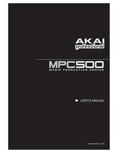Akai MPC500 Owners Instruction Manual - Picture 1 of 1