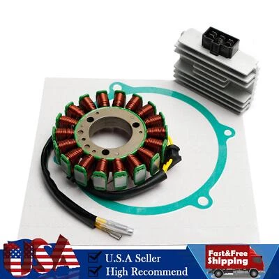 Estator Magneto + Rectificador de Voltaje + Junta para Kawasaki ZX550 GPZ550 1984-1988 Foto 1 de 4