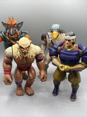 Lote De 4 Figuras De Acción LJN Thunder Cats 1985 De Colección~Rataro~Monkian~LEER Foto 1 de 4