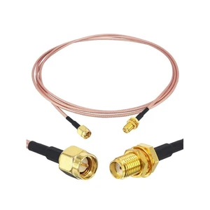 1Pcs RG316 SMA Male to SMA Female Lot RF Coax Jumper Pigtail Extension Cable - Picture 1 of 3
