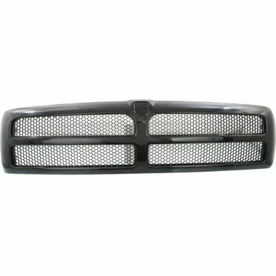 NEW Front Grille Matte Black Old Style For 1994-1998 Dodge Ram 1500 2500 3500 - Image 1 of 4