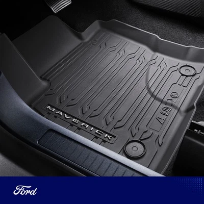 Maverick CrewCab Floor Mat Set 2022-2025 All Weather Liners for Hybrid — 第 1/4 张图片