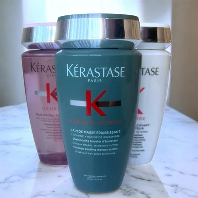 Kerastase Genesis Homme Bain De Masse Epaississant Shampoo 250ml/8.5oz. New! - Image 1 of 2