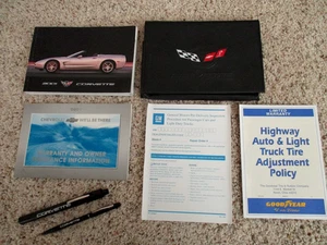 2001 Corvette Non ZO-6 Factory GM Original Owners Manual Set Complete  - Picture 1 of 6