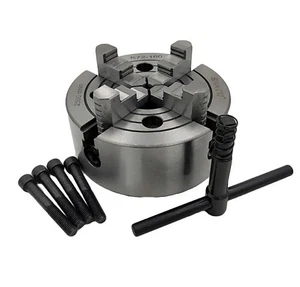 Four-jaw Single-action Chuck K72 160/200/250 CNC Lathe 4-jaw Chuck - Picture 1 of 18