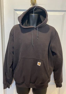 Vintage Carhartt J170 Thermo Lined Hooded Pullover Sweatshirt Gr. S Schwarz Hoodie - Bild 1 von 6