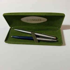 Vintage Parker Kugelschreiber & Bleistift Pfeil Clips Edelstahl PCL Set - Bild 1 von 4
