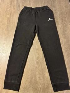 Nike Air Jordan Boys YMD Black/White Sweat Pants Medium - Picture 1 of 3