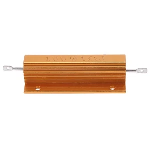 3X (Resistencia revestida de aluminio dorado 100W, 1 ohmio 1R F5Z8) 5466 - Imagen 1 de 8