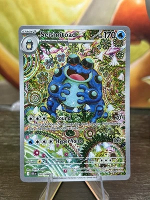 Pokémon TCG Seismitoad Illustration Rare Black Bolt 105/086 English - Image 1 of 4