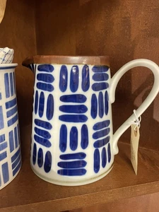 Dansk International Designs Japan Herringbone Pitcher 38 Oz - Picture 1 of 2