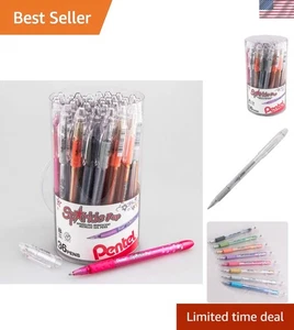 Penne gel inchiostro assortite, colori scintillanti iridescenti, numero 36 - Foto 1 di 9