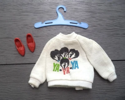 Muñeca Ideal Tammy Kooky YA.YA.YA. Camisa Suéter Top Blanco Beatles + Zapatos Exc💕 Foto 1 de 4