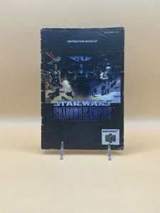 Star Wars Shadows of the Empire Nintendo 64 N64 Instrucciones SOLO MANUAL Original - Imagen 1 de 2