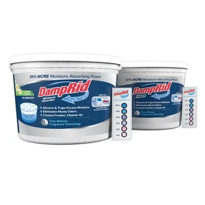 DampRid Hi-Capacity Feuchtigkeitsabsorber Eimer frischer Duft 2 Pfund 15,5 oz. & Moi... - Bild 1 von 9