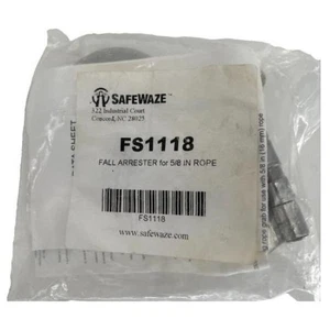 NEU Safewaze FS1118 Auffanggerät abnehmbar nachlaufend Edelstahl 5/8" Seil - Bild 1 von 10
