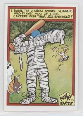 1976 Funky Facts Weird World of Baseball Not in Shape #37 - Image 1 of 2