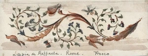Claude Pemberton Leach Watercolour Painting Logge Di Raffaello Study Rome Italy - Picture 1 of 3