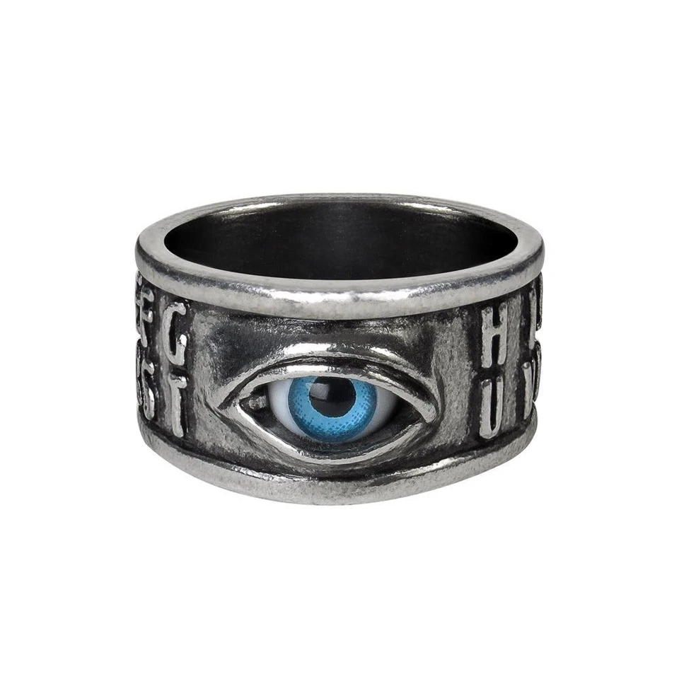 Anello Ouija Eye Alchemy Gothic - Nuovo Di Zecca - Immagine 1 di 2