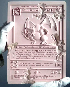 Pokémon x Daniel Arsham Card Crystalized Charizard 500 Limited Pokemon Pink - Picture 1 of 12