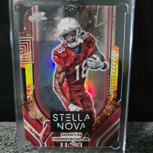 2024 Topps Chrome Cosmic Marvin Harrison Jr STELLA NOVA SSP RC - Picture 1 of 2