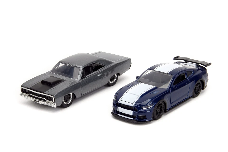 Twin Pack Ford Mustang GT / Plymouth Road Runner Fast & Furious - Photo 1/1