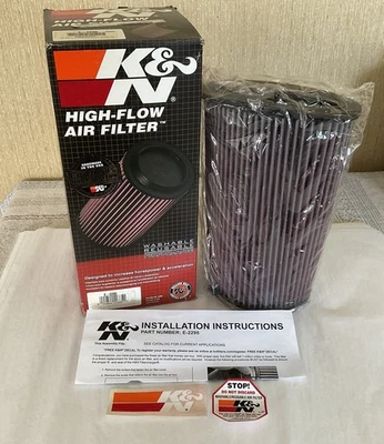 Filtro de aire panel de caída de alto flujo K&N E-2295 Porsche Cayman, Boxster, NUEVO Foto 1 de 4