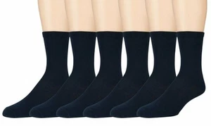 Sonoma Women's Crew Socks Solid & Patterned Dress Socks 6 Pairs Shoe Size 4-10 - Picture 1 of 13