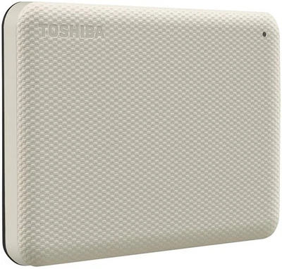 Disco rígido portátil Toshiba Canvio Advance 1TB USB 3.0 branco HDTCA10XW3AA - Imagem 1 de 4