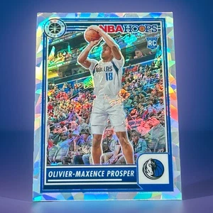Olivier-Maxence Prosper RC Cracked Ice Prizm 2023-24 NBA Hoops Premium #103 - Picture 1 of 3