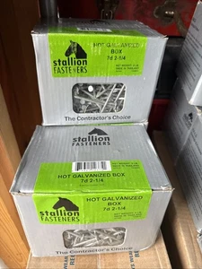 Caja galvanizada en caliente Stallion 7D 2-1/4 clavos 5 lb - Imagen 1 de 3