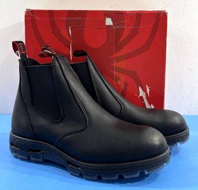 NIB 10 US MEN'S REDBACK BOBCAT UBBK SOFT TOE BOOTS BLACK OIL KIP - Image 1 of 4