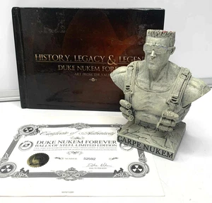 Duke Nukem Carpe Nukem Bust Statue Forever Balls of Steel Edition 2011 &BOOK (A6 - Picture 1 of 5