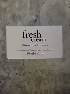 PHILOSOPHY FRESH CREAM GLAZED BODY SOUFFLE CREAM MOISTURIZER 8 OZ NEW - Picture 1 of 1