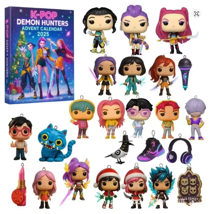 Kpop Devil Hunters Advent Calendar Countdown Calendars Christmas Gifts - Image 1 of 3