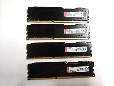 HX316C10FB/8 HyperX FURY 8GB DDR3-1600 PC3-12800 DIMM 240-Pin CL10 NonECC Memory - Image 1 of 2