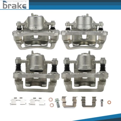 Pinzas de freno delanteras y traseras con kit de soporte para Hyundai Sonata 2006 2007 2008 Foto 1 de 4