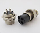 1set 12mm 16mm XLR Aviation 2-9pin Audio Panel Power Chassis Metal Connector